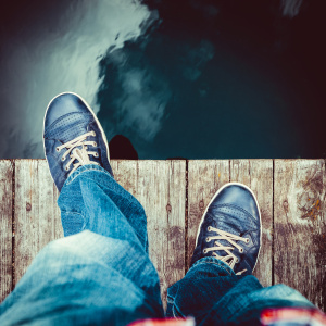 Standing on the Dock